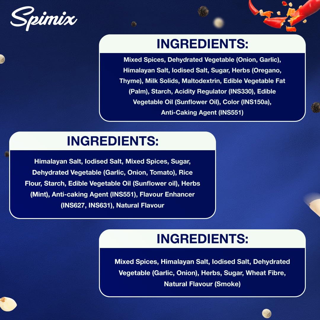 Spimix Desi Favorites Combo | Hyderabadi Biryani, Tandoori Tikka & Cajun Seasoning