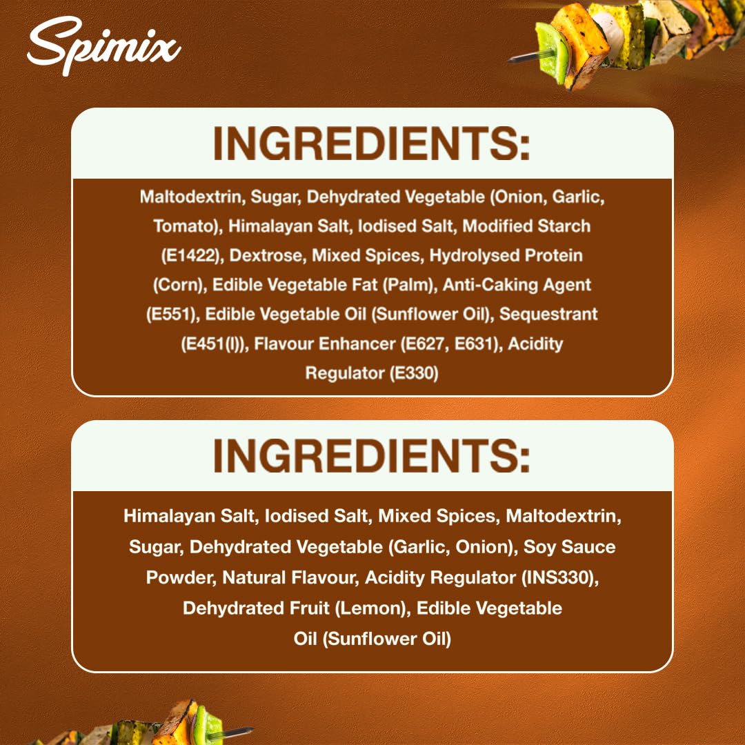 Spimix BBQ Lovers Combo | Sweet Smokey BBQ & Mexican Seasoning with Vitamins