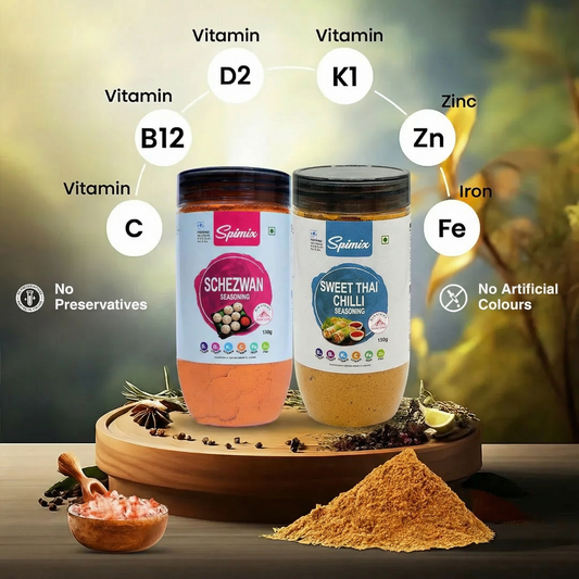 Spimix Combo | Schezwan & Swet Thai Chili Seasoning With Vitamins