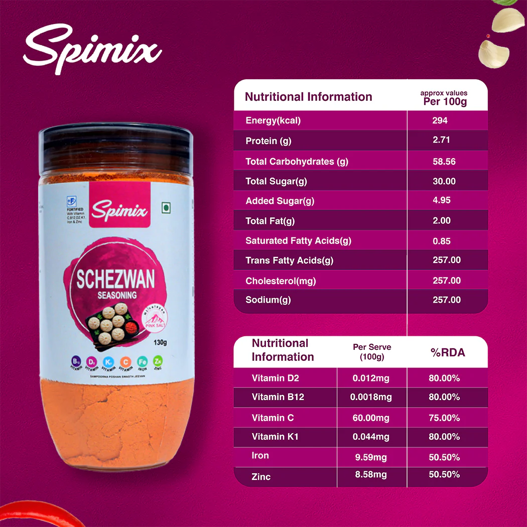 Spimix Combo | Schezwan & Swet Thai Chili Seasoning With Vitamins